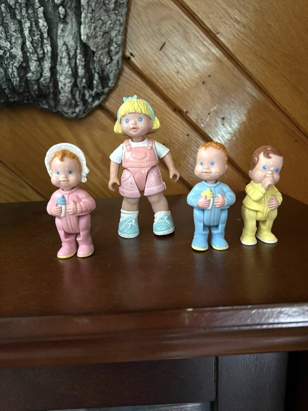 Vintage Fisher Price Loving Family Dolls Set of 4